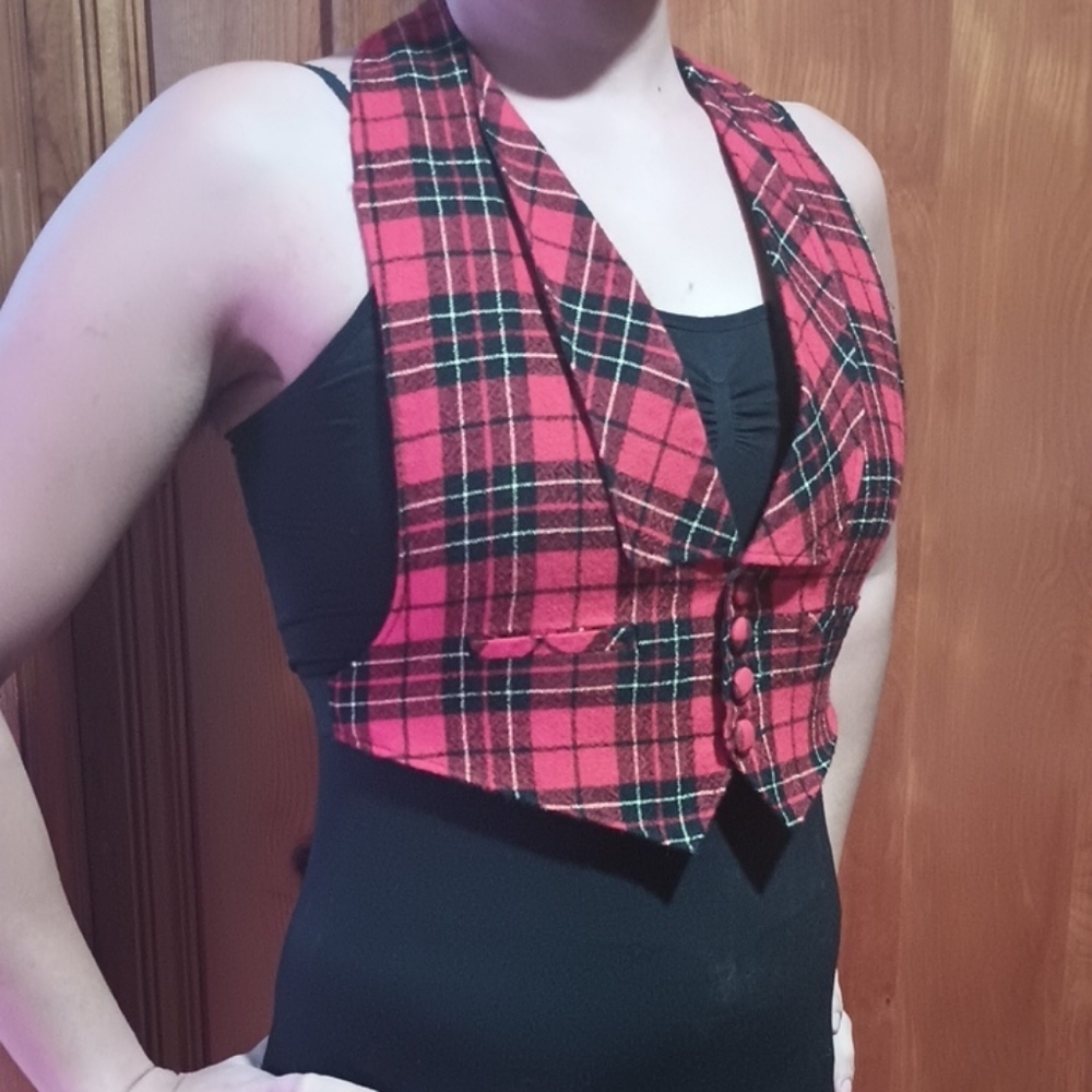 Alexander Julian Red Plaid Women's Tank Top